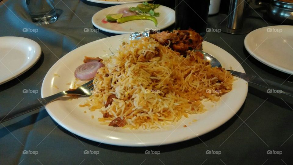 Hyderabadi biryani. Food love