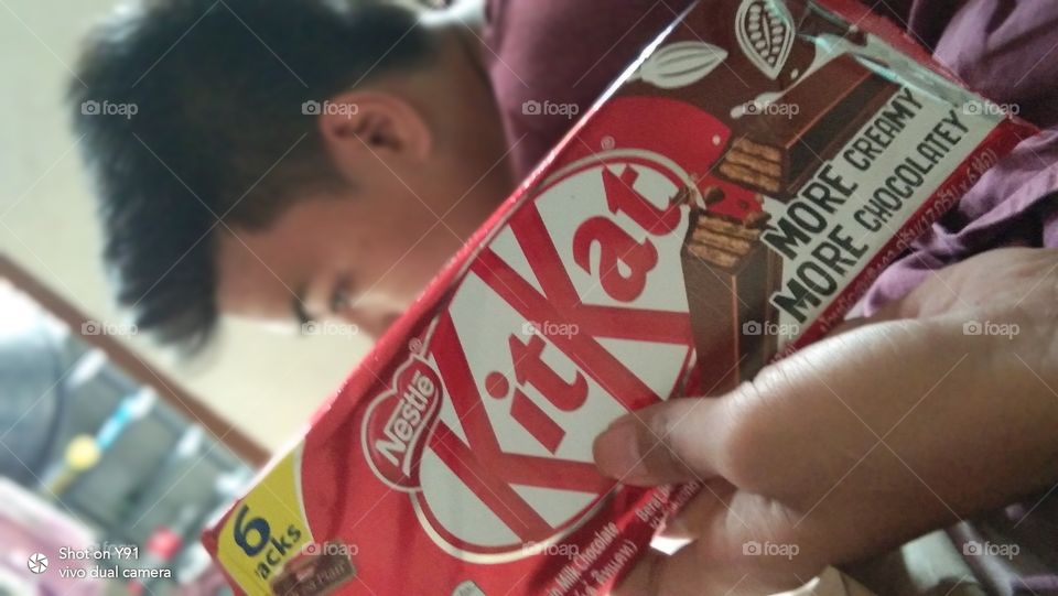 I love K, as in KitKat.