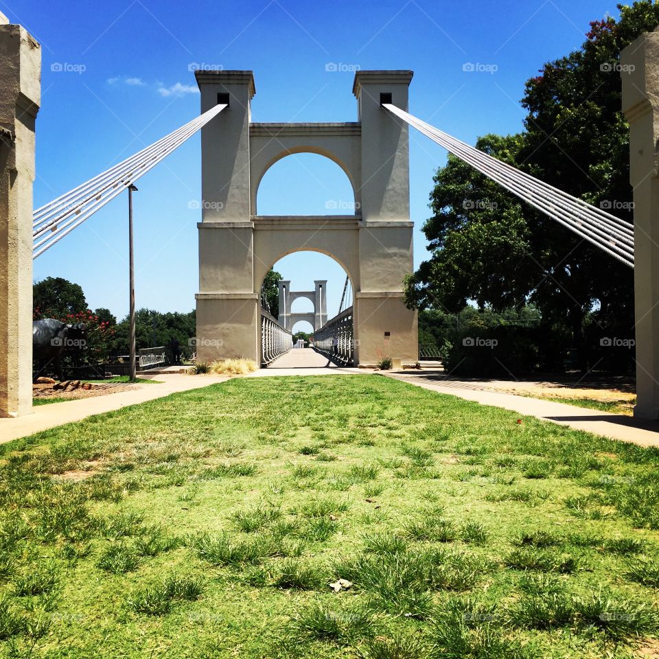 The Waco Suspension Bridge