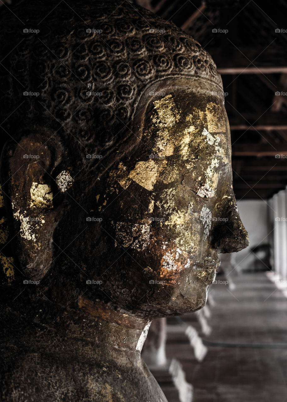 Buddha statue is a respected of Buddhism religion
