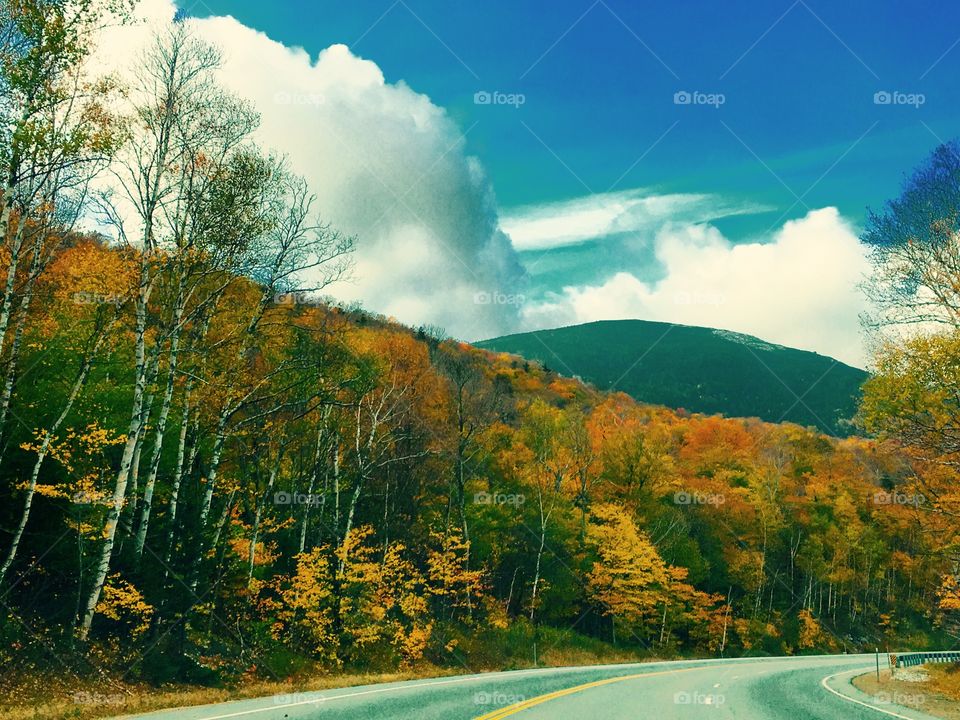 Clouds over Mount Washington