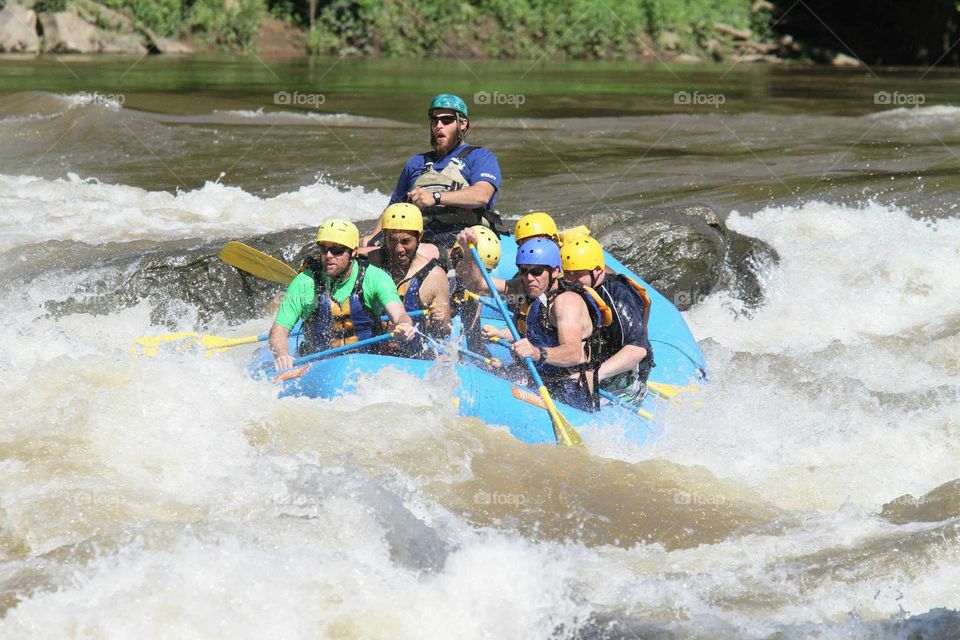 Water, Rapids, Competition, Motion, Recreation