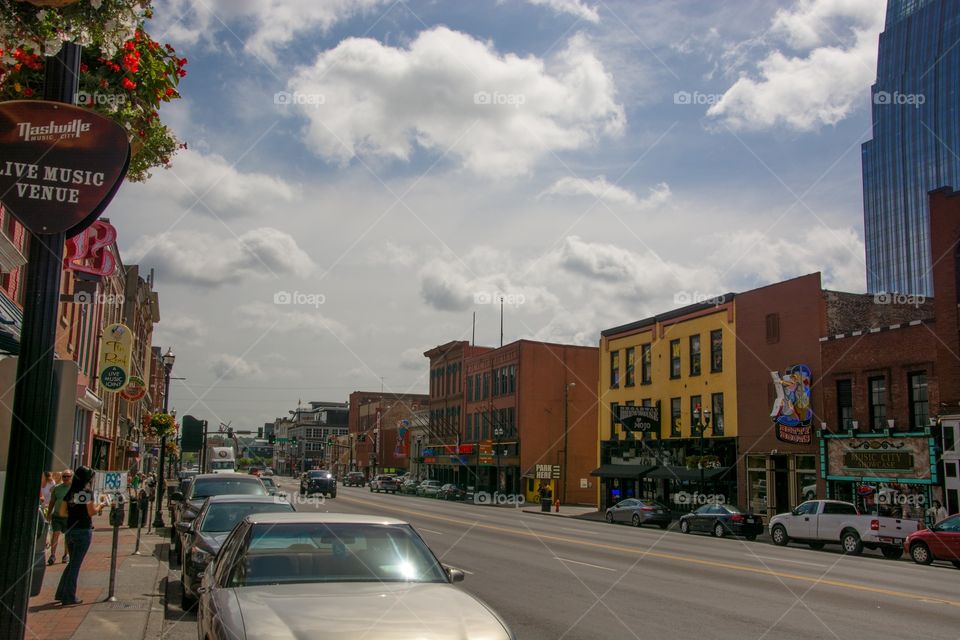 Broadway in Nashville , Tennessee 