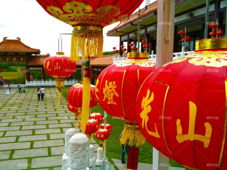 Buddhism temple festival in Cotia 