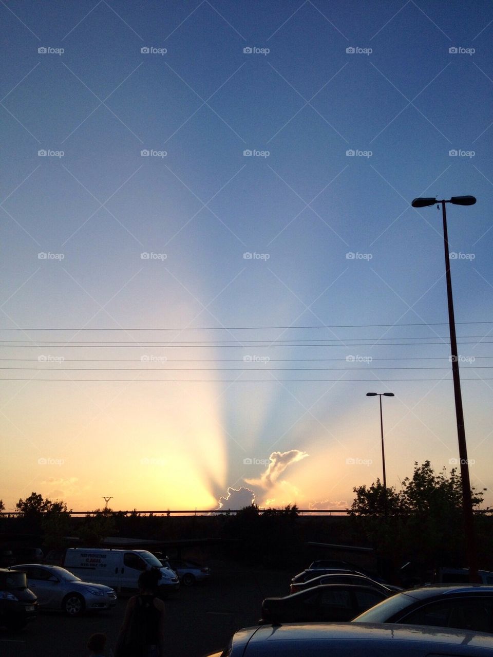 Atardece en la ciudad