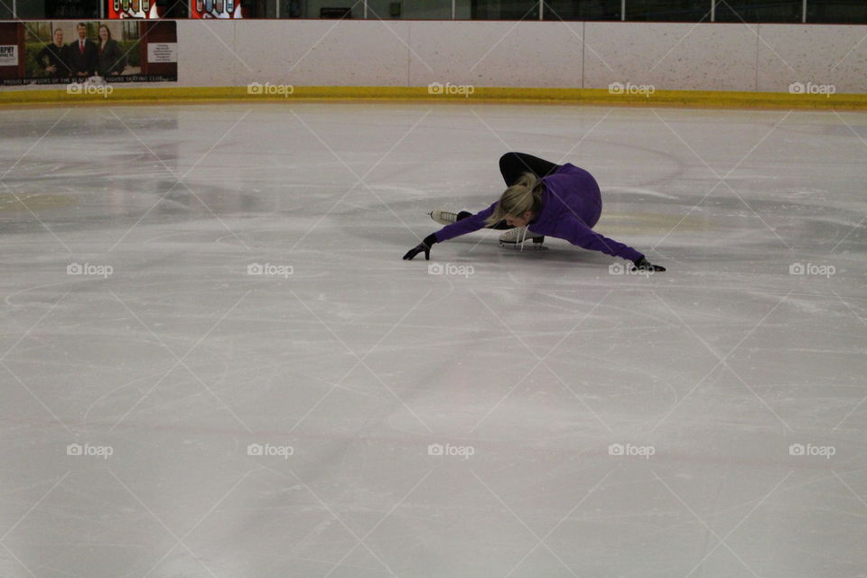 Hydroblade in figure skating 