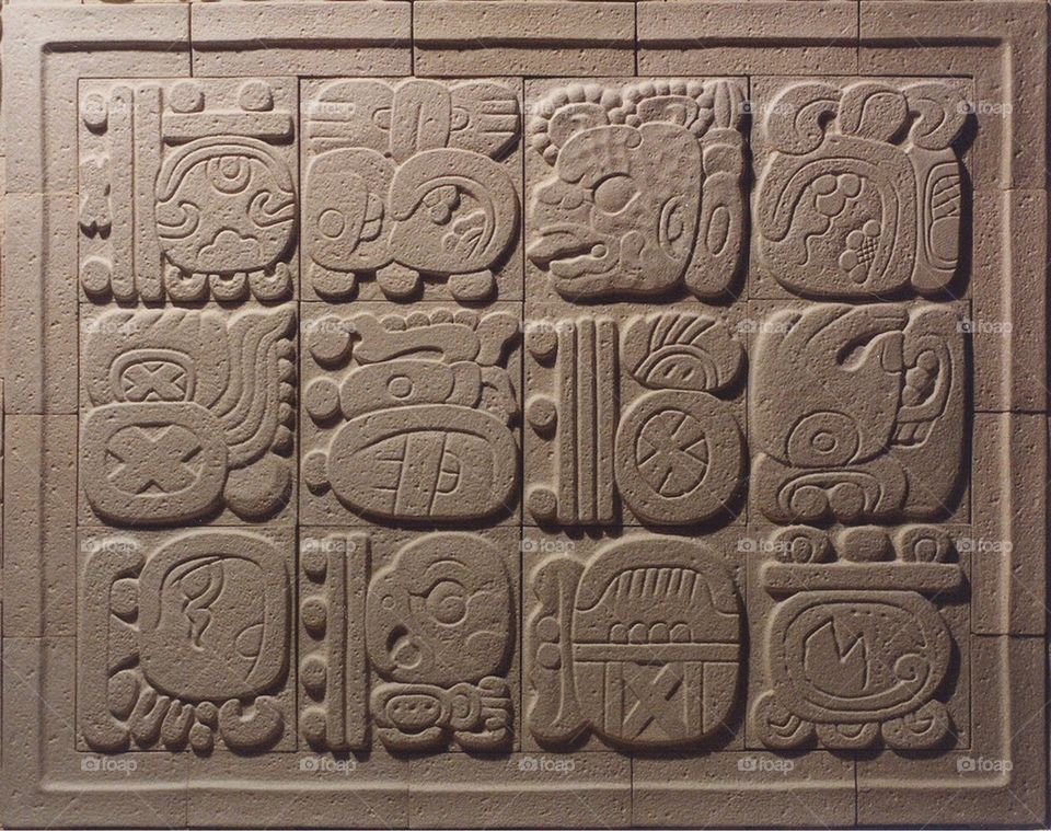 Mayan Glyph Tiles