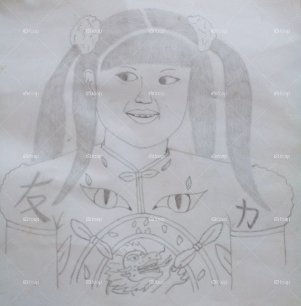 A garota estranha, um desenho dos tempos de infância que ficou guardado nos recantos do meu quarto :)