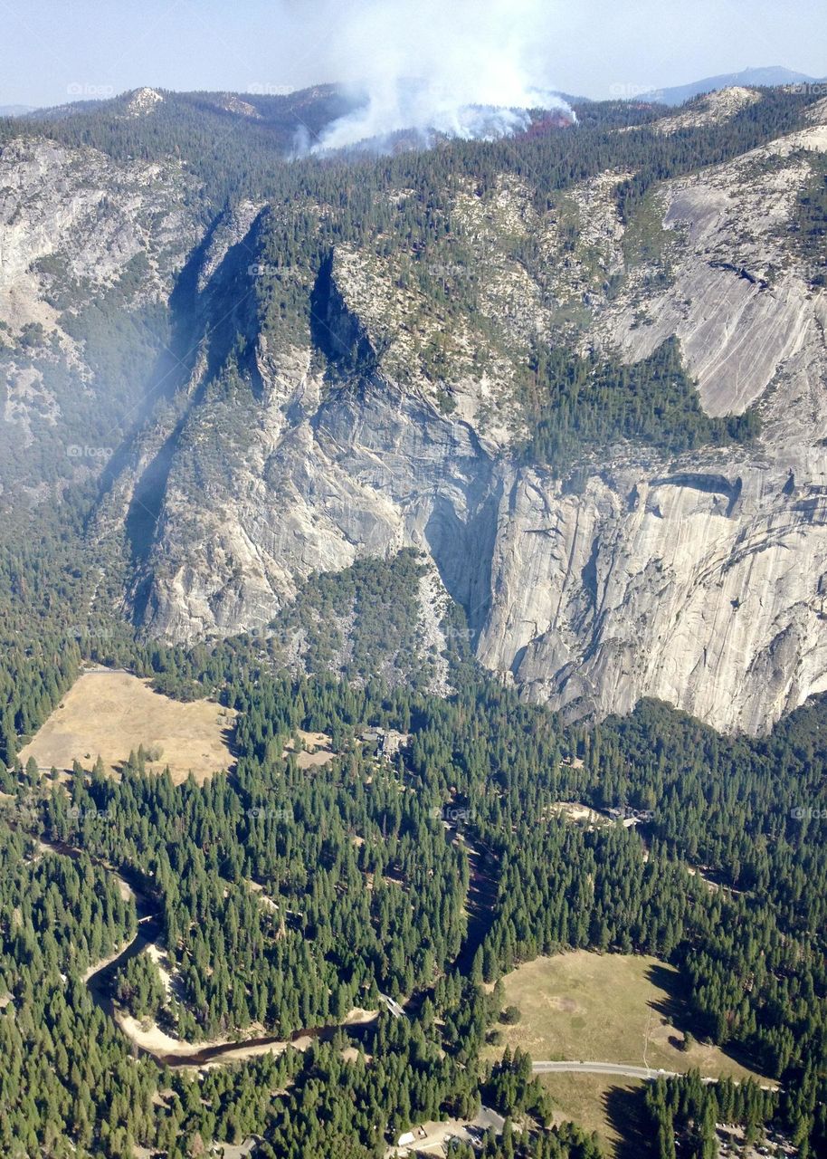 A scenery in Yosemite National park 
