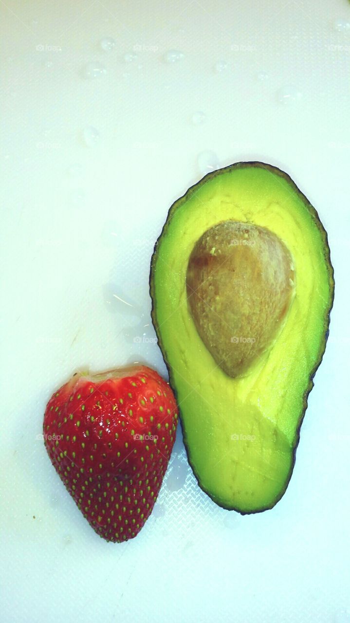 Avacato strawberry fruit