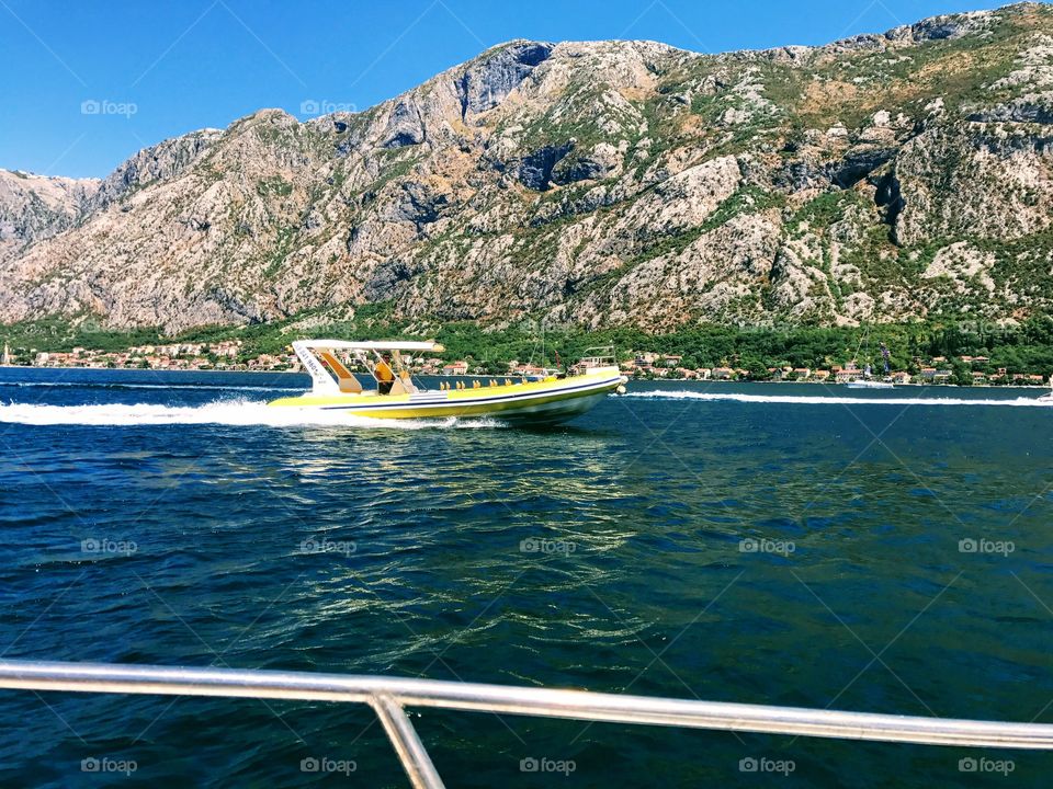 Sailing in Montenegro