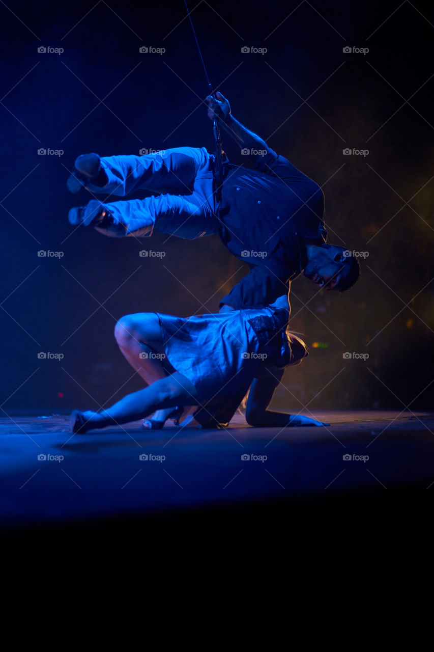 Tango (2). Fiestas de la Mercè de Barcelona. Danza Aérea. 8. Compañía de Danza Aérea Brenda Angiel. 