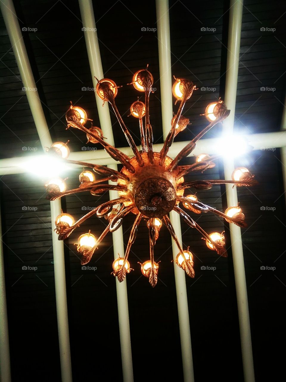 Decorative lights at soekarno Hatta airport,depature.