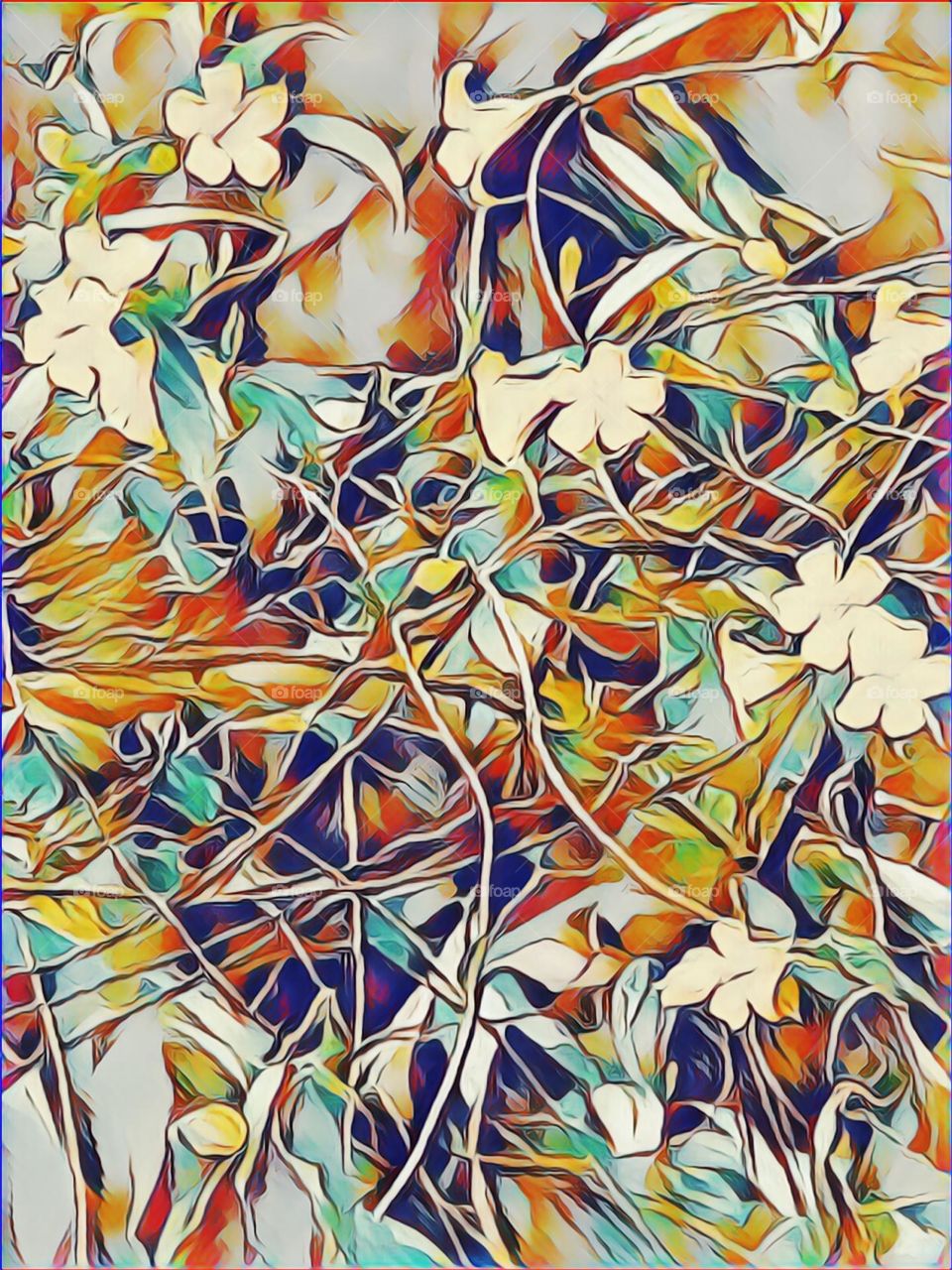 Abstract of Carolina Jasmine 