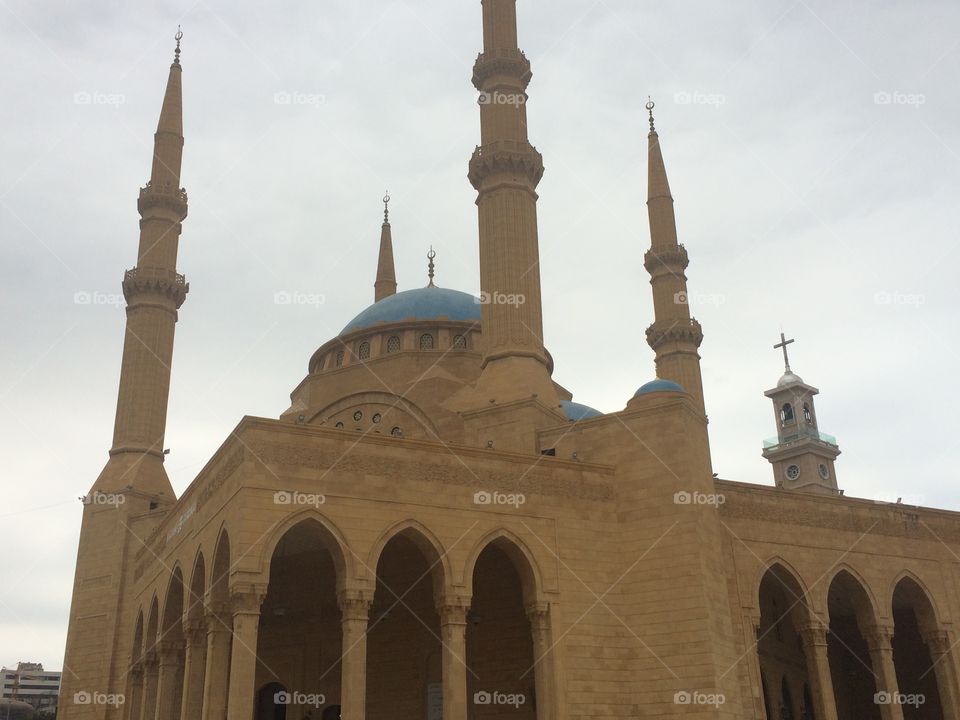 Blue mosque beirut, Lebanon 