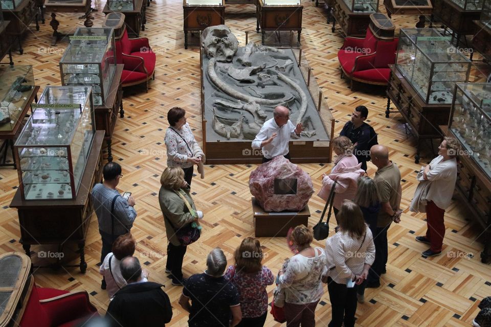 Lecture at the Mineral Museum in Madrid