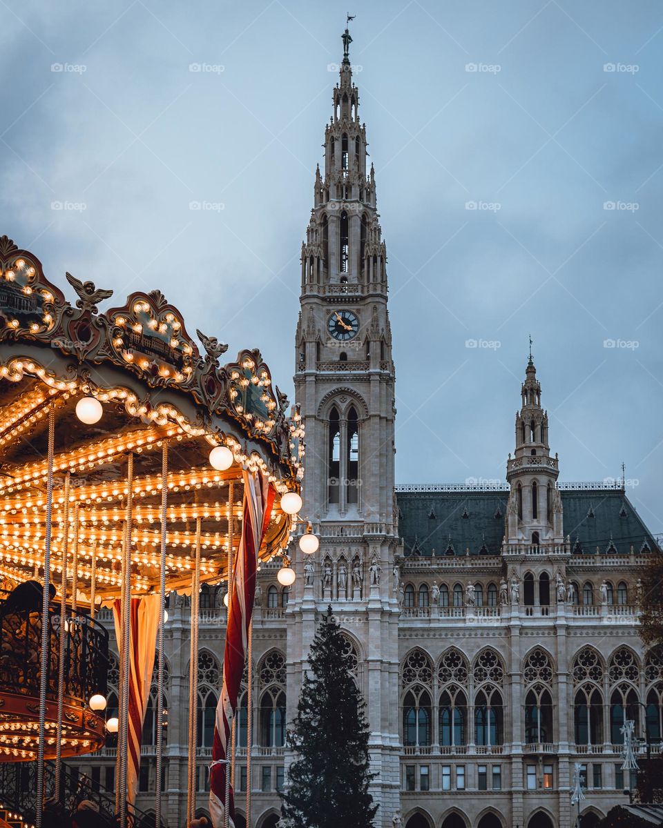 Blue hour in Vienna