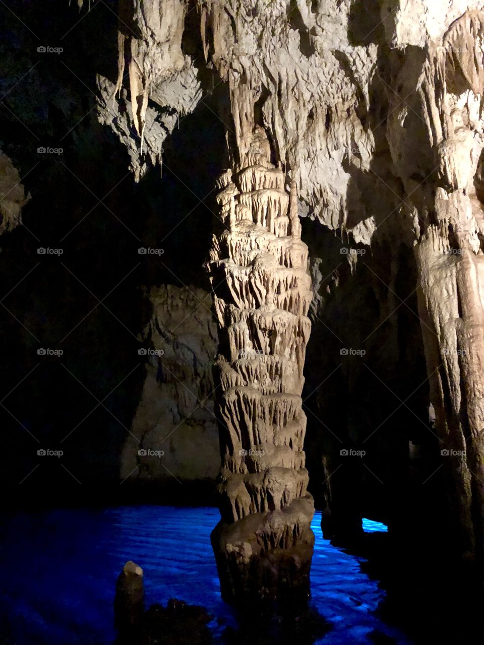 The tower of Pisa in emerald grotto 