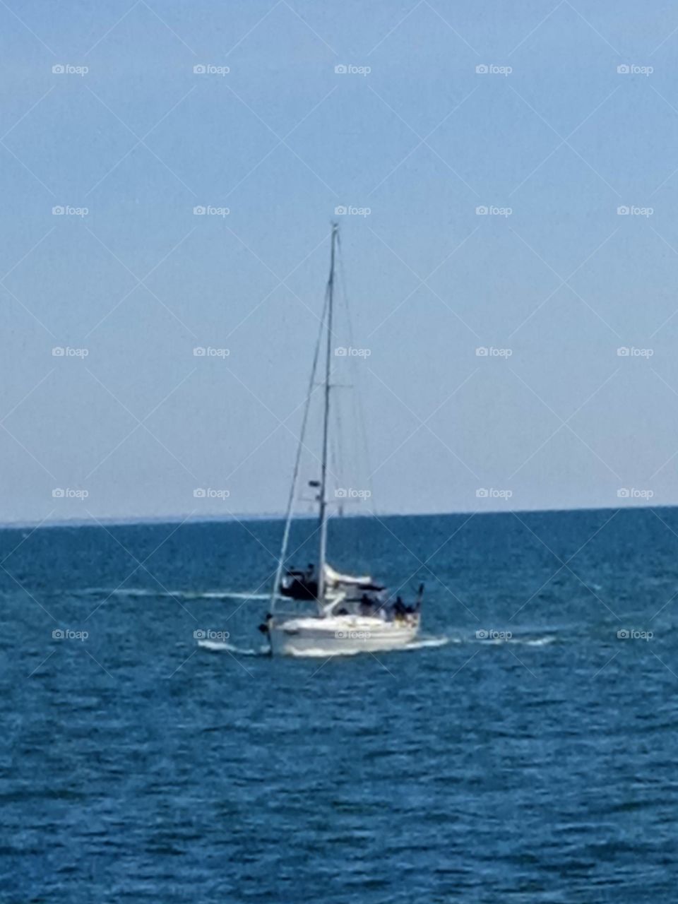 boat, sea and sky