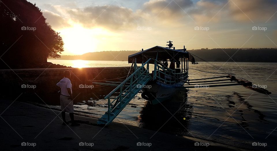 boat ride to an island