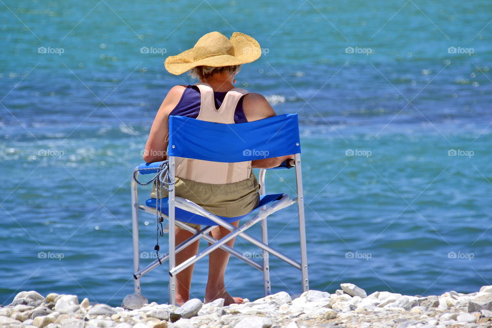 relax on the beach