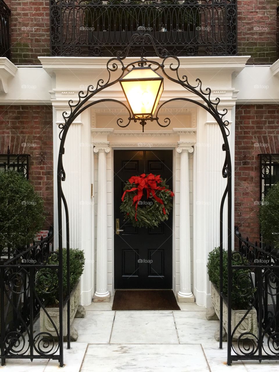 Decorative home entry door