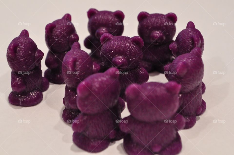 Purple bears