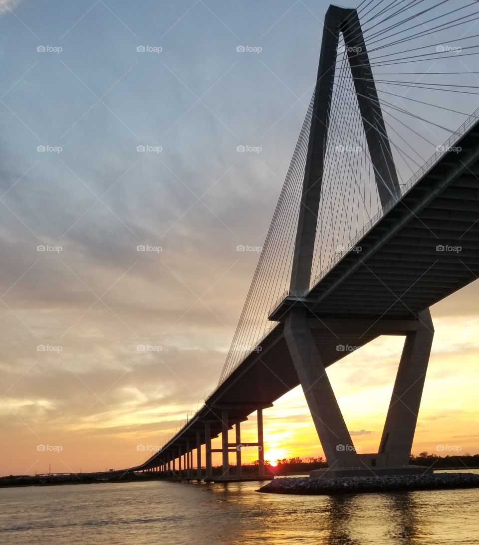 Charleston at sunset