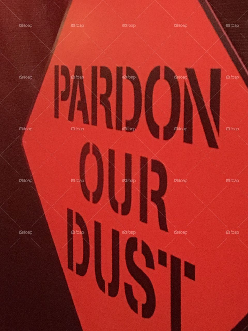 Pardon our dust 