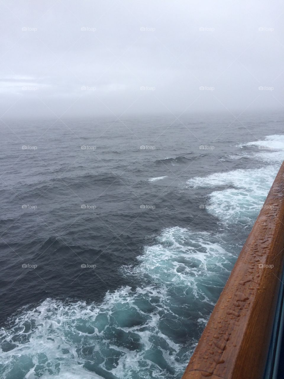waves during the cruise 