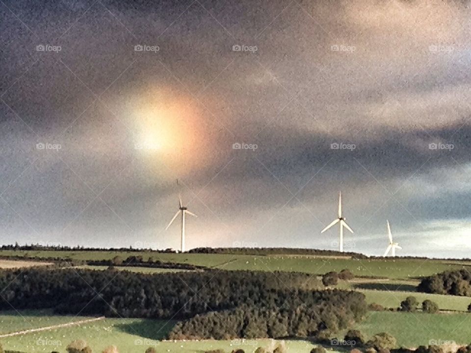 Wind farm in Durham