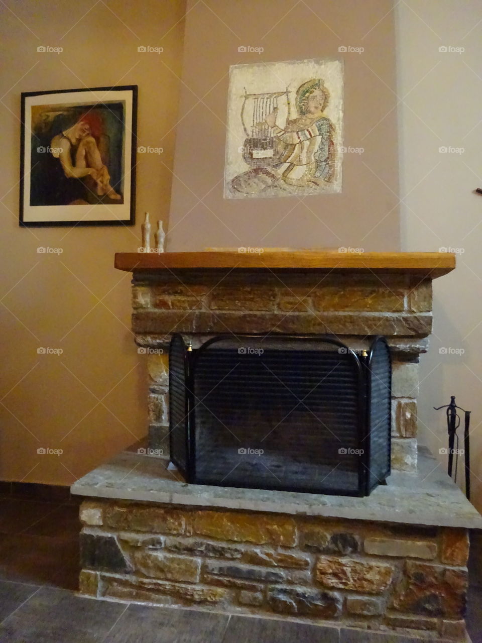 fireplace. fireplace