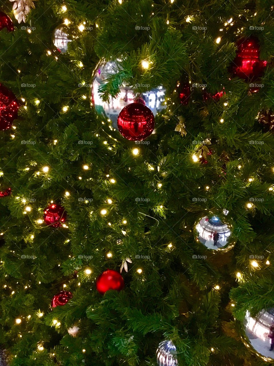 Christmas tree trimming