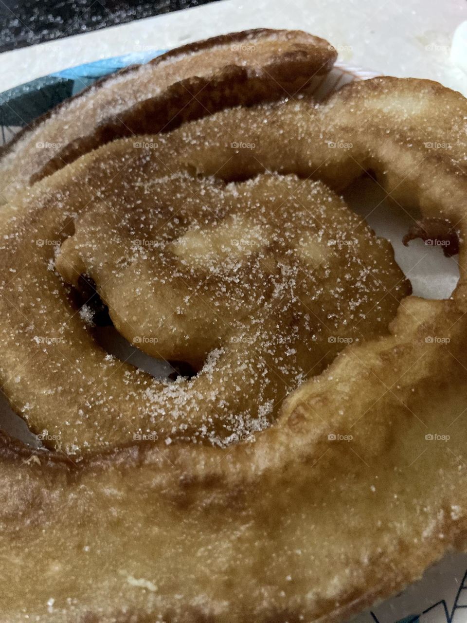 Homemade funnel cake 