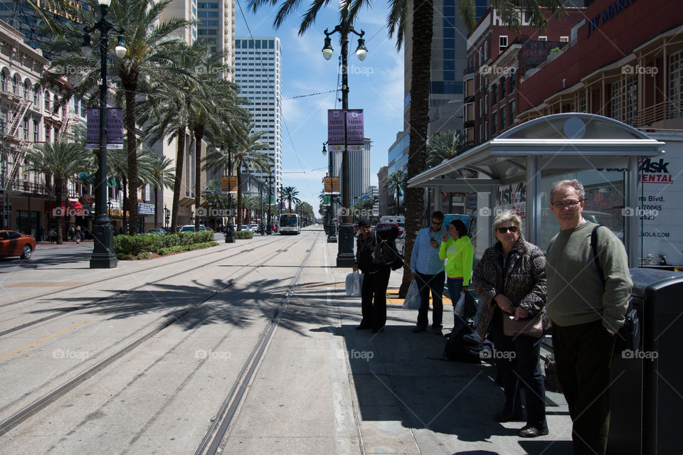 Bus station in New Orleans 