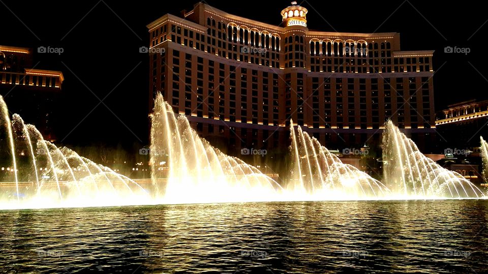 If you ever go to Las Vegas, go see the fountain show at the Belagio Hotel and Casino, it's really cool!