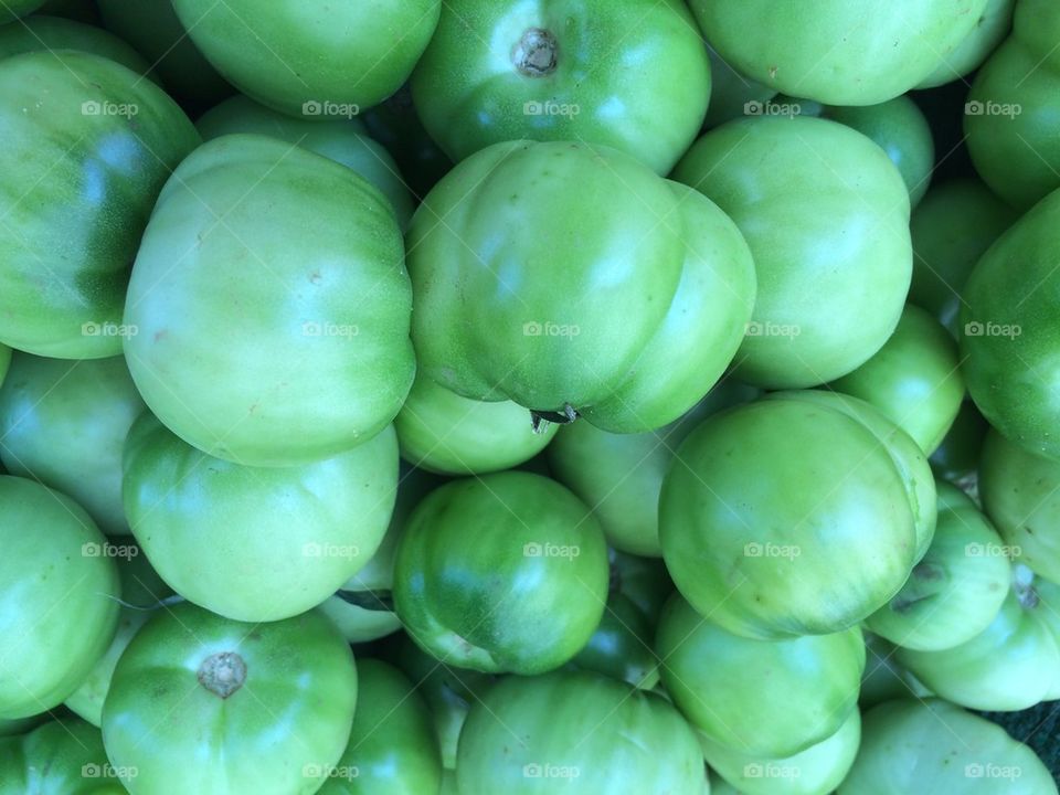 Organic Green tomatoes