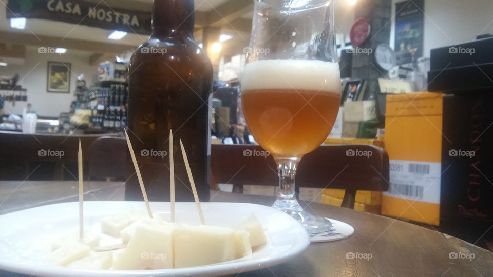 evening, beer and cheese. the best activity after hard work.... hard day