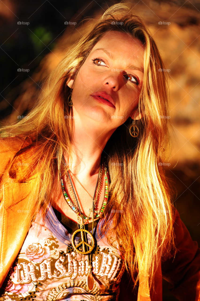 pretty woman model portrait by lightanddrawing