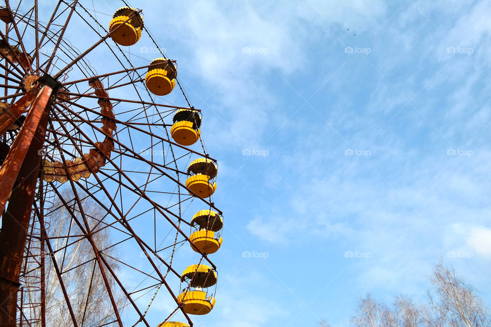 Abandoned ferris wheel, Chernobyl, Ukraine.