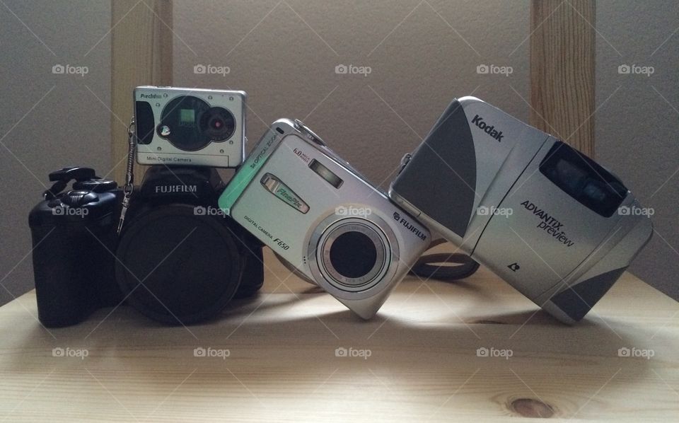New and old cameras