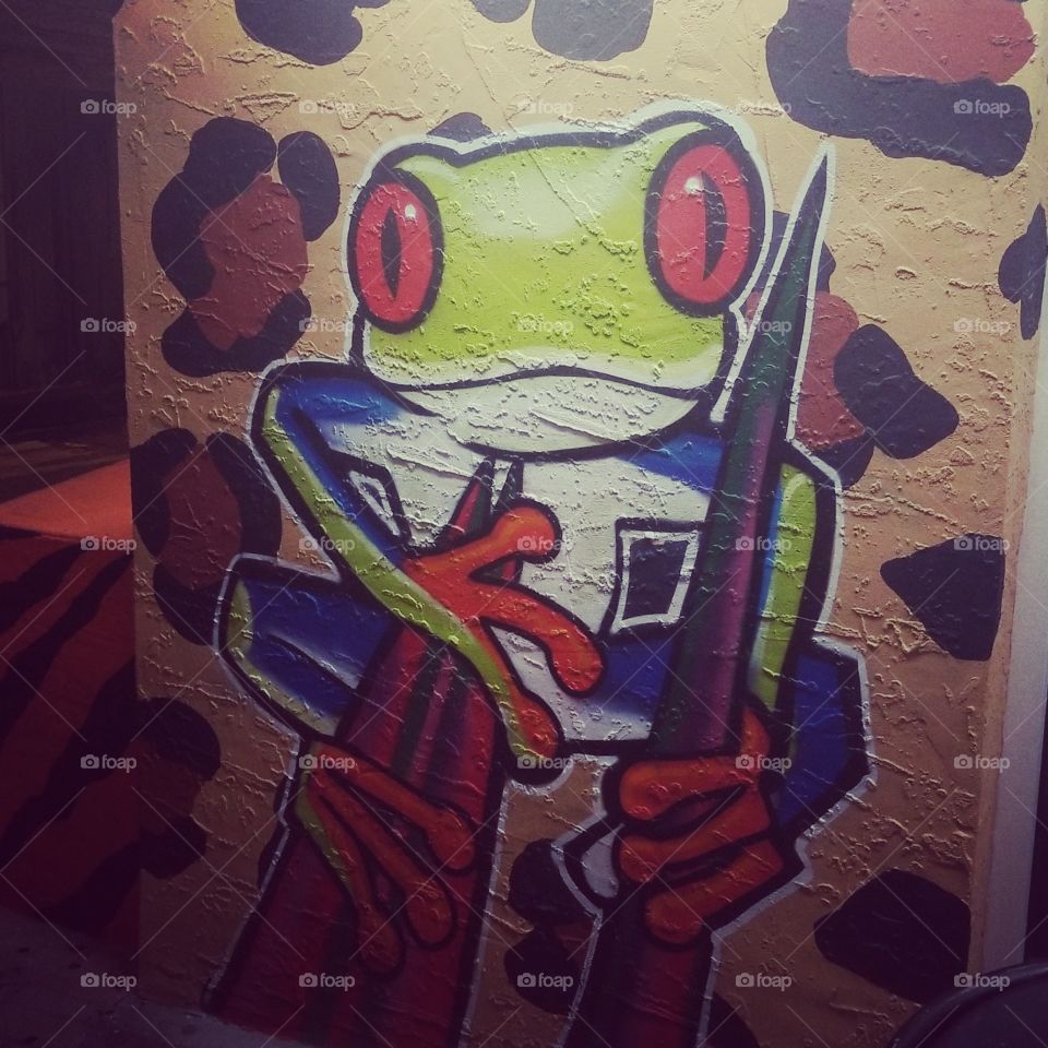 frog graffiti
