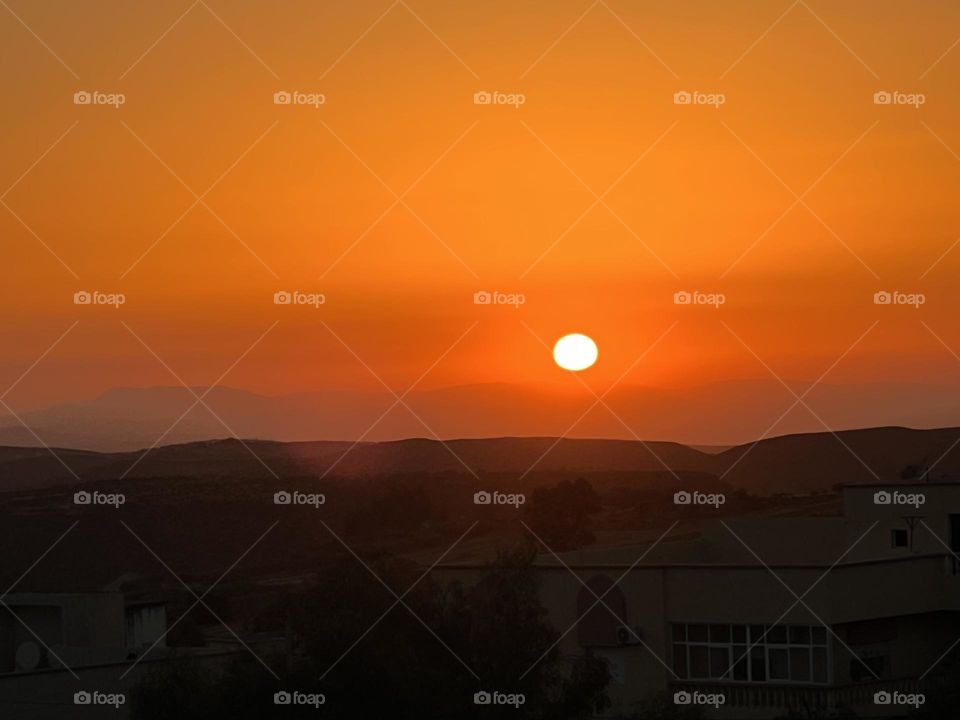 Beautiful sunset picture