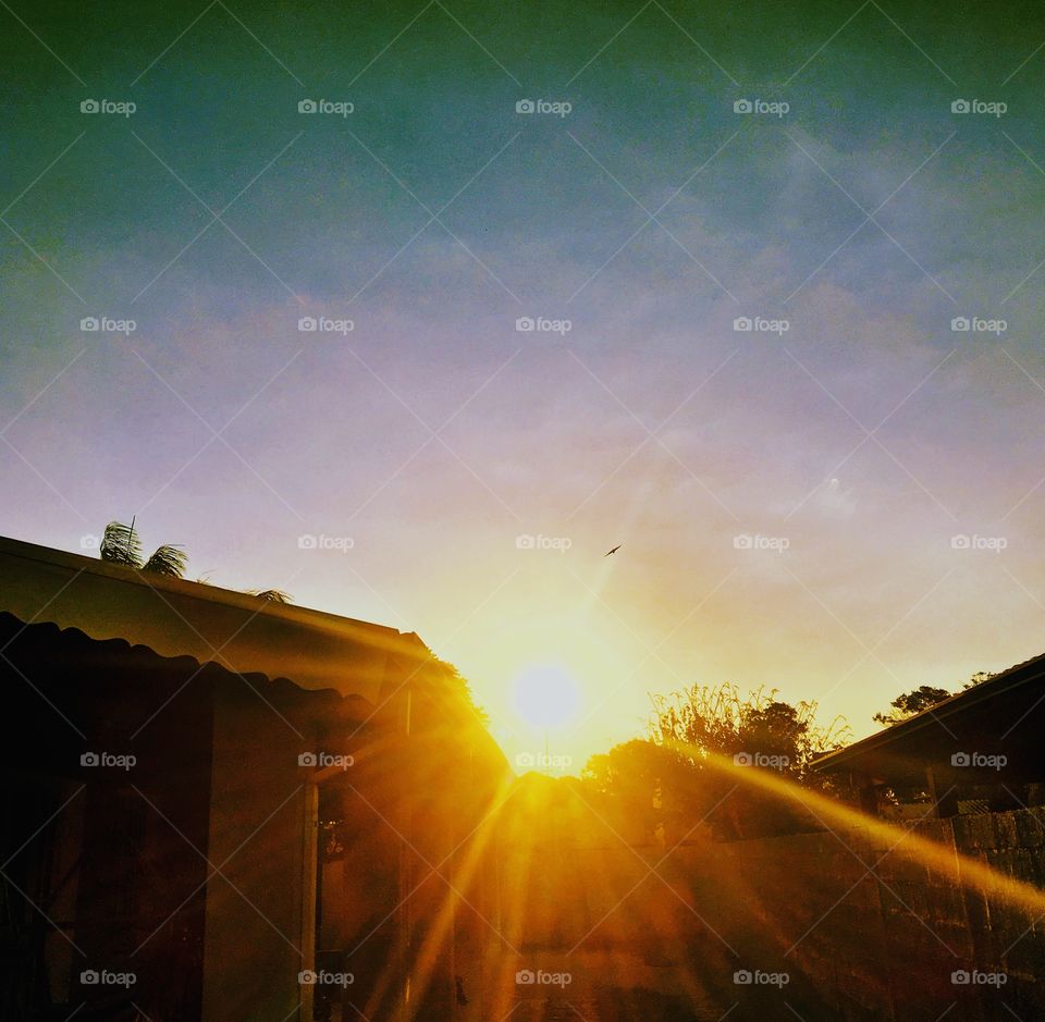 FOAP MISSION - Day or night? This image of the dubious sky shows us how beautiful nature is!  Evening of the city of Jundiaí, Brazil /Dia ou noite? Essa imagem do céu dúbio nos mostra o quão é bela a natureza! Entardecer da cidade de Jundiaí, Brasil.