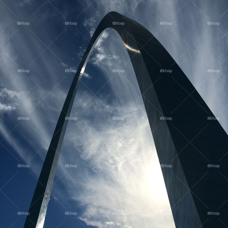 Arch in St Louis. The beautiful arch in St Louis Missouri USA