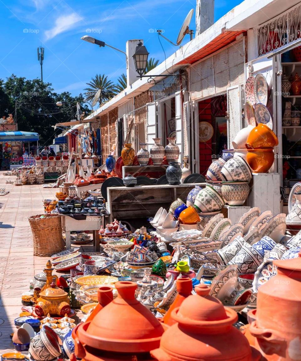 Moroccan Pottery traditional