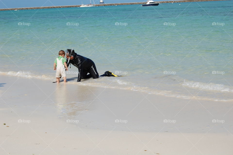 Play time at the beach