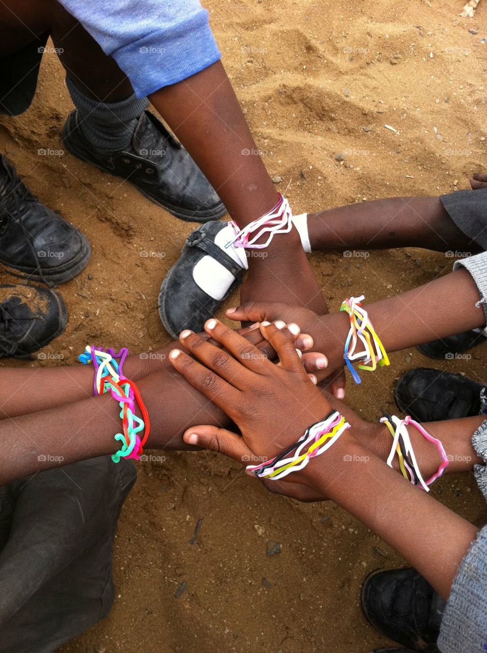 African children hands! 