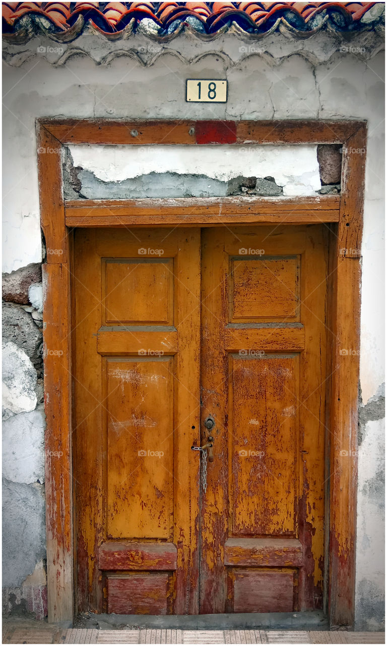 Ancient door.