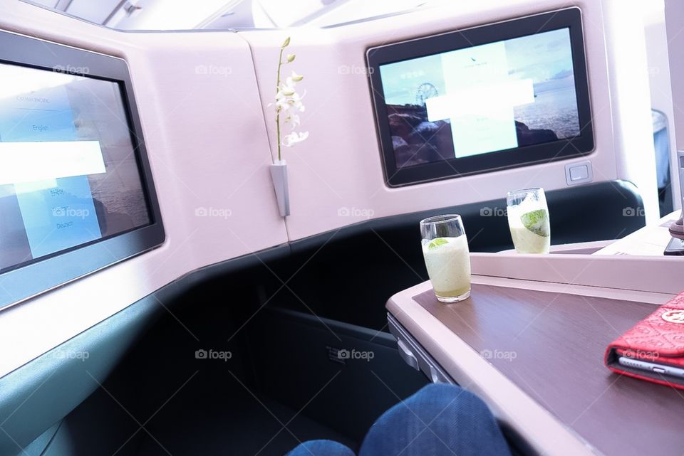 Business class, Cathay Airways